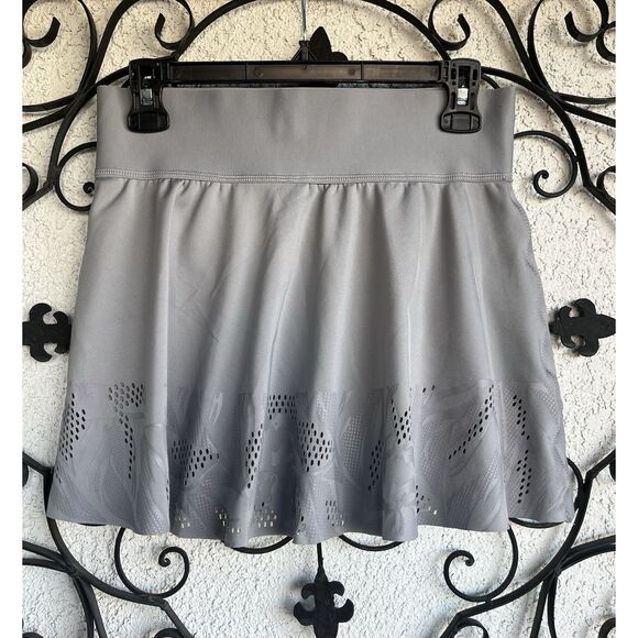 Adidas X Stella McCartney Court Floral Skirt - Medium - Lightning Gray - Picture 6 of 7